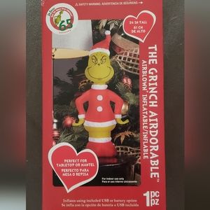 🆕️ The Grinch Airblown Inflatable 24"